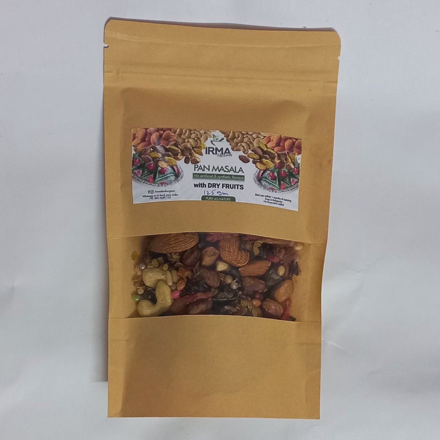 20241122_091732.jpg IRMA Herbals Paan Masala with whole Dry fruits - Image 1