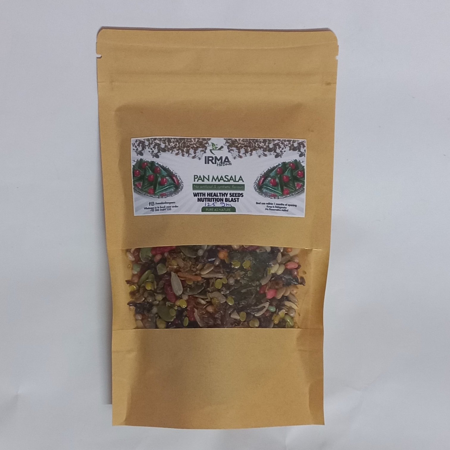 20241122_091803.jpg IRMA Herbals Paan Masala with HEALTHY SEEDS - Image 1
