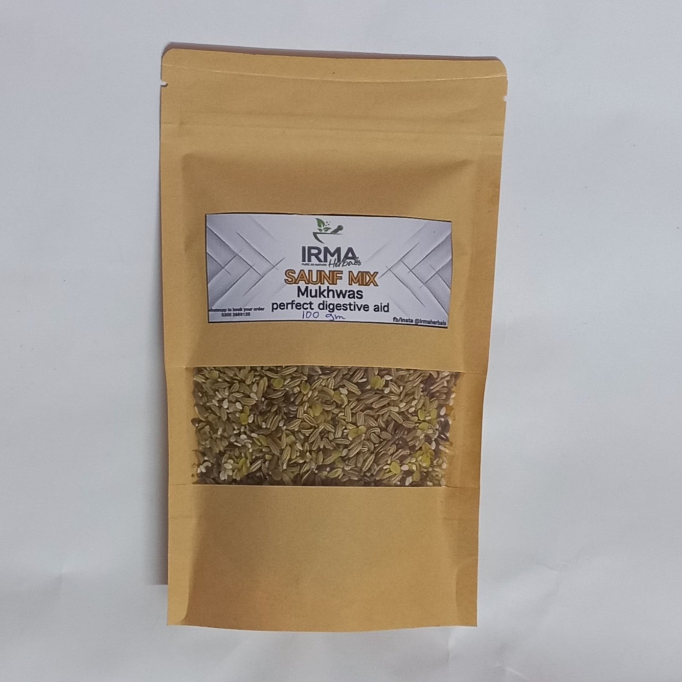 20241122_091919.jpg IRMA Herbals SAUNF MIX (not sweet) - Image 1